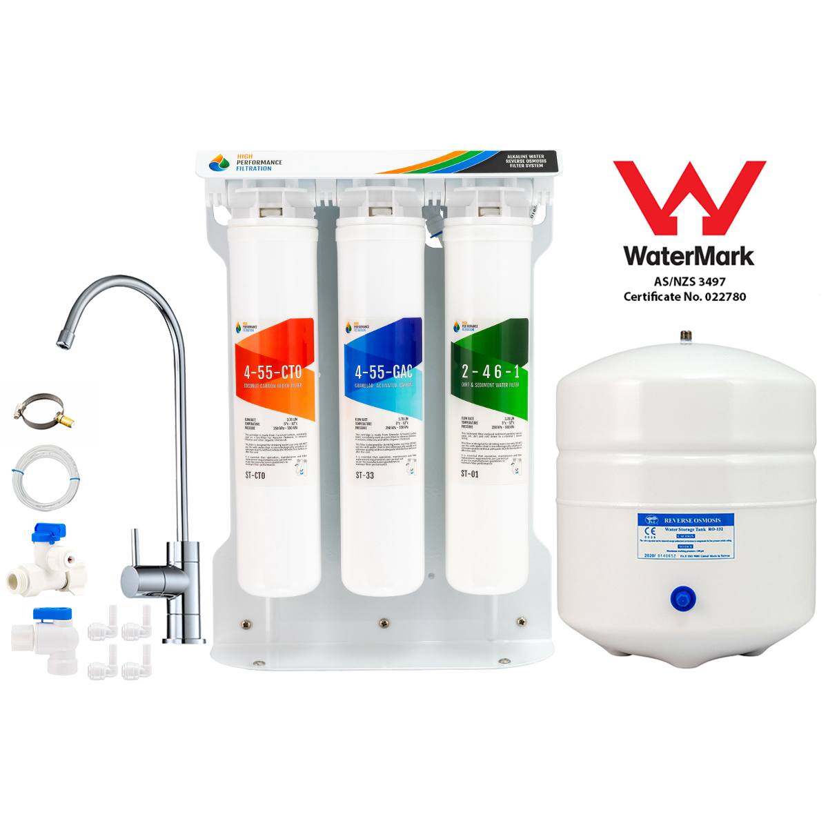 Pure Advanced 5-stage quick-change alkaline RO water filter — H1-EQ5AN