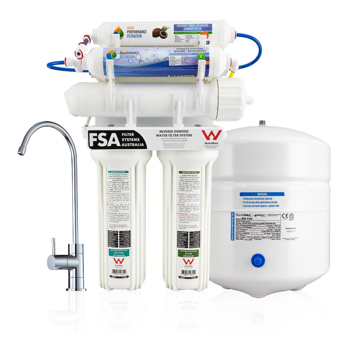 Pure Premium 7-stage alkaline hydrogen-rich reverse osmosis water filter — GT1-26-7