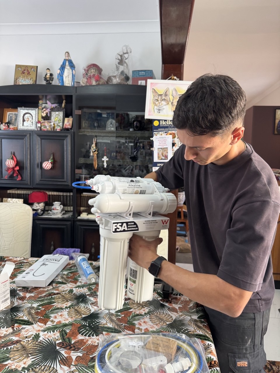 Water filter installation completed in inner-Sydney apartment