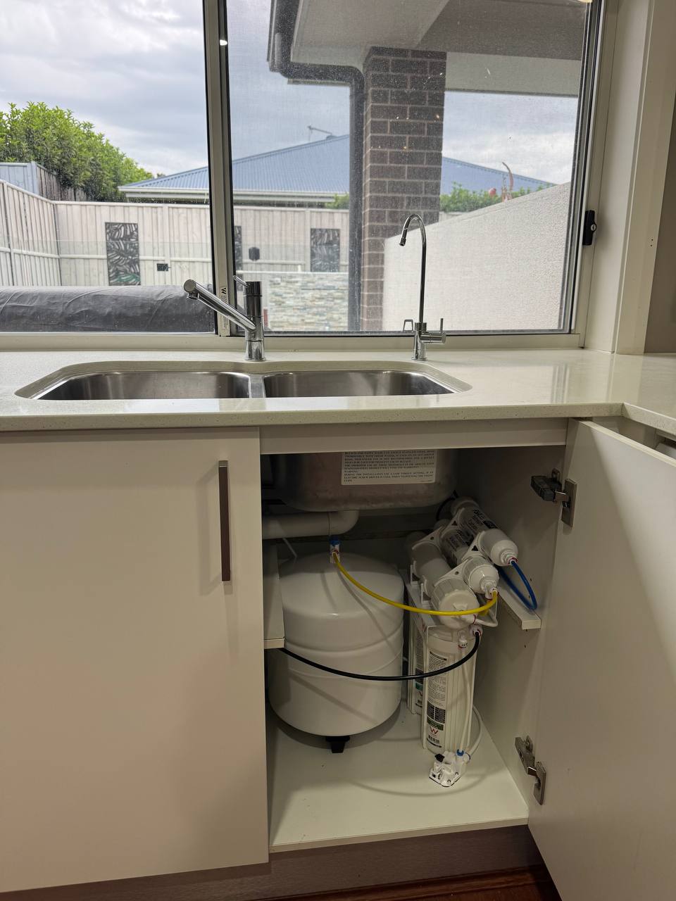 Reverse osmosis system installed Homebush apartment